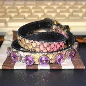 Snake skin henri bendel bracelet